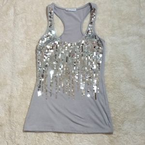 Blinged-out Body Central top